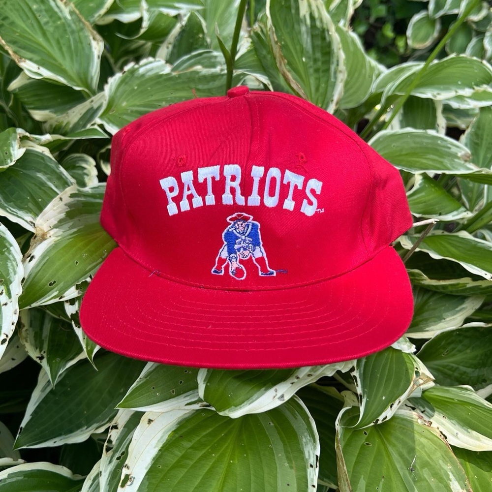 Vintage 90s New England Patriots AJD Snapback Hat